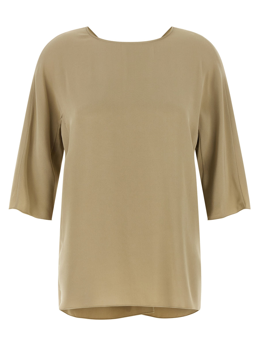 Max Mara 100% Silk blouse in beige