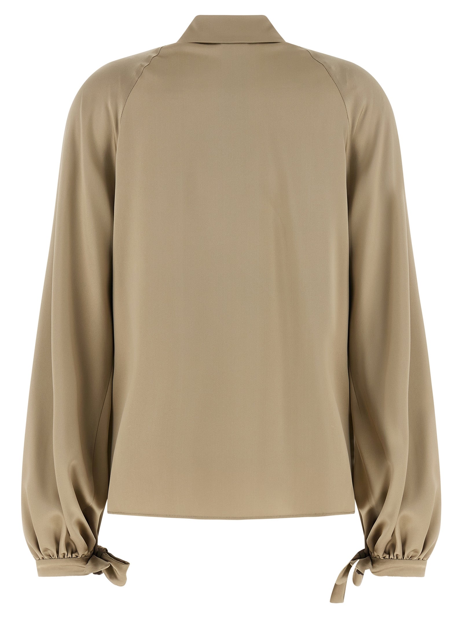 Max Mara 100% Silk blouse in beige — view 2