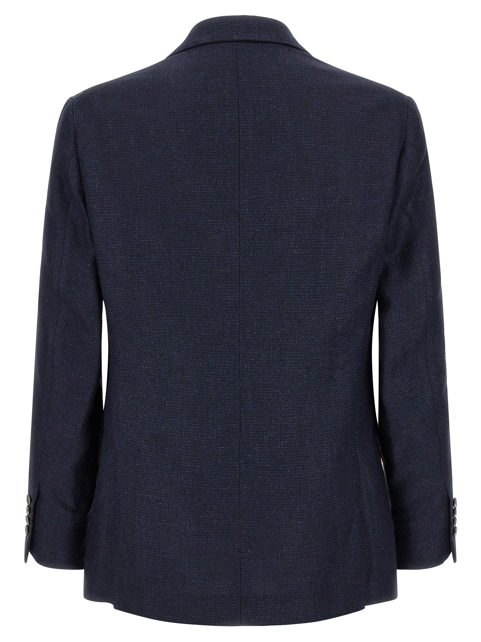 Brunello Cucinelli 49% Silk suit in black — view 2