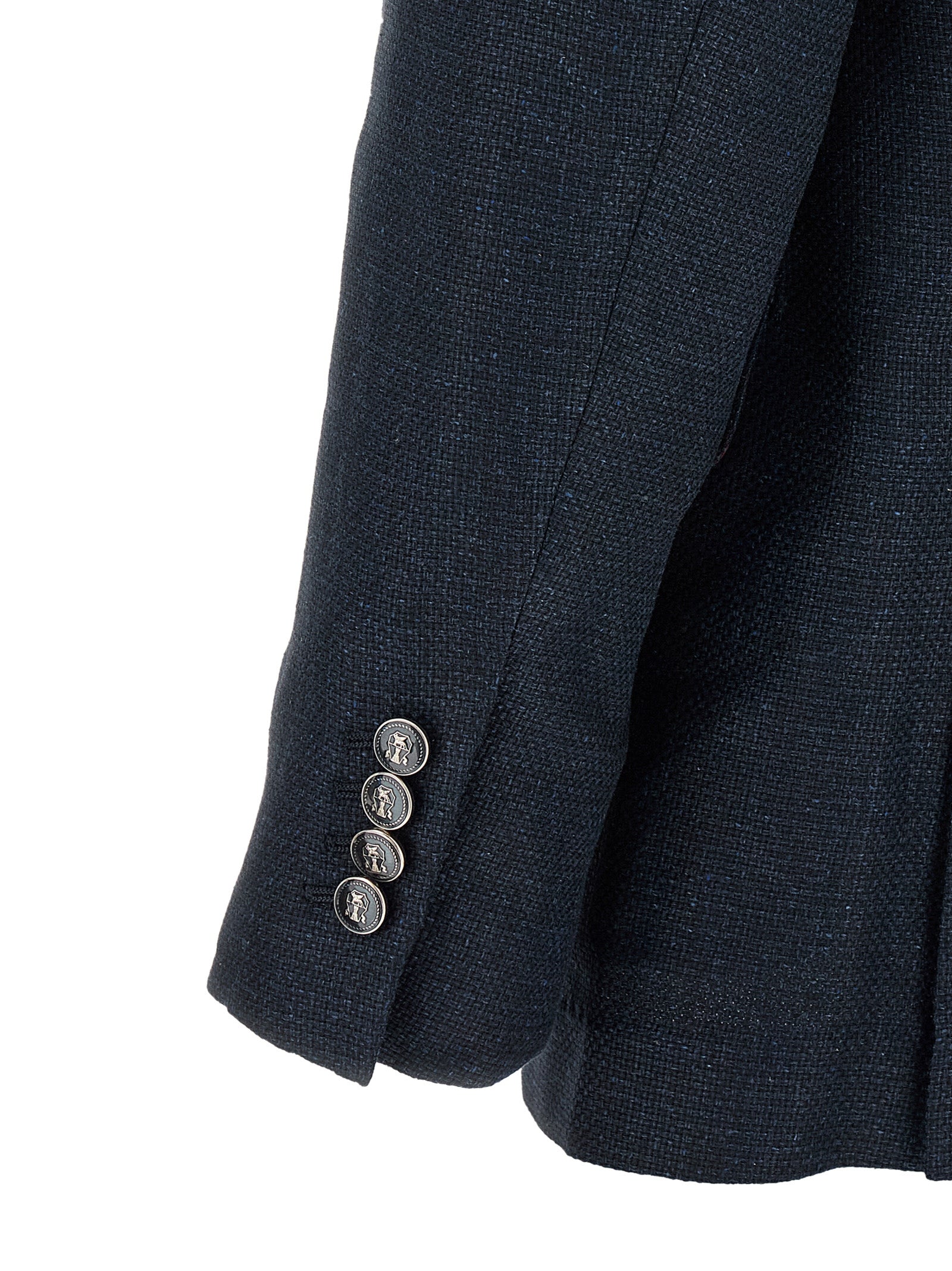 Brunello Cucinelli 49% Silk suit in black — view 3