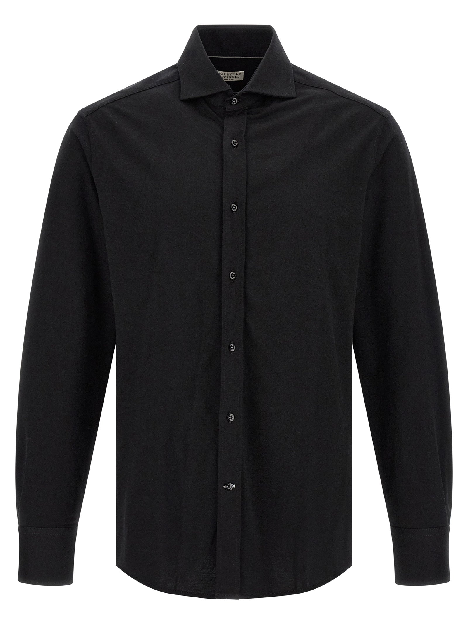 Brunello Cucinelli 100% Cotton shirt in black