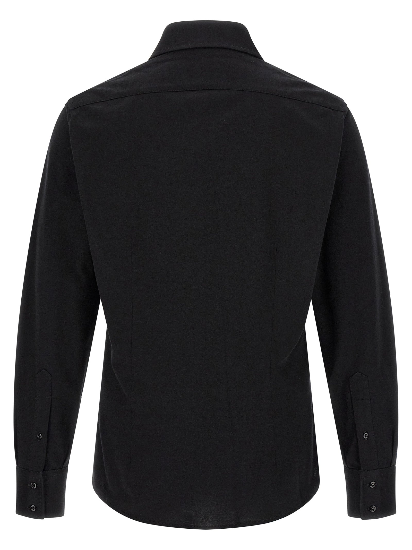 Brunello Cucinelli 100% Cotton shirt in black — view 2