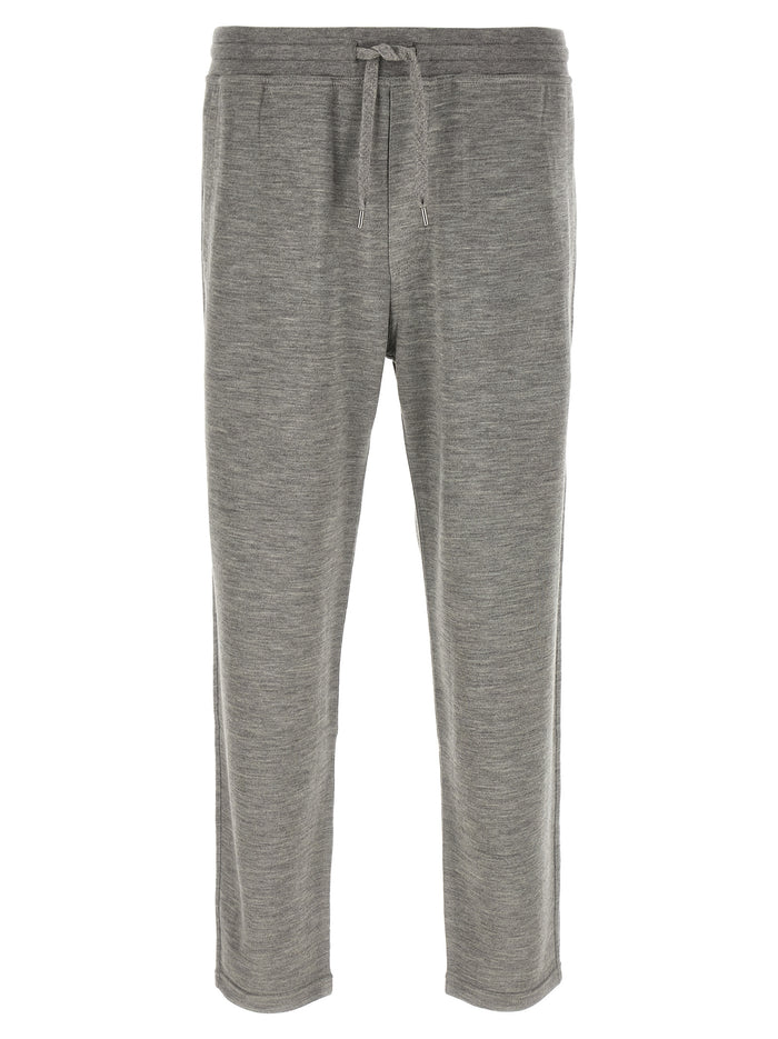 Brunello Cucinelli 67% Cashmere joggers in gray