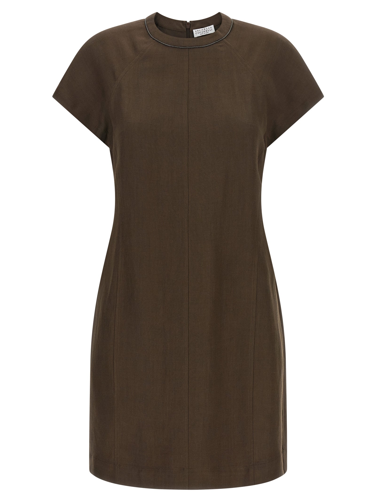 Brunello Cucinelli 72% Viscose dress in brown