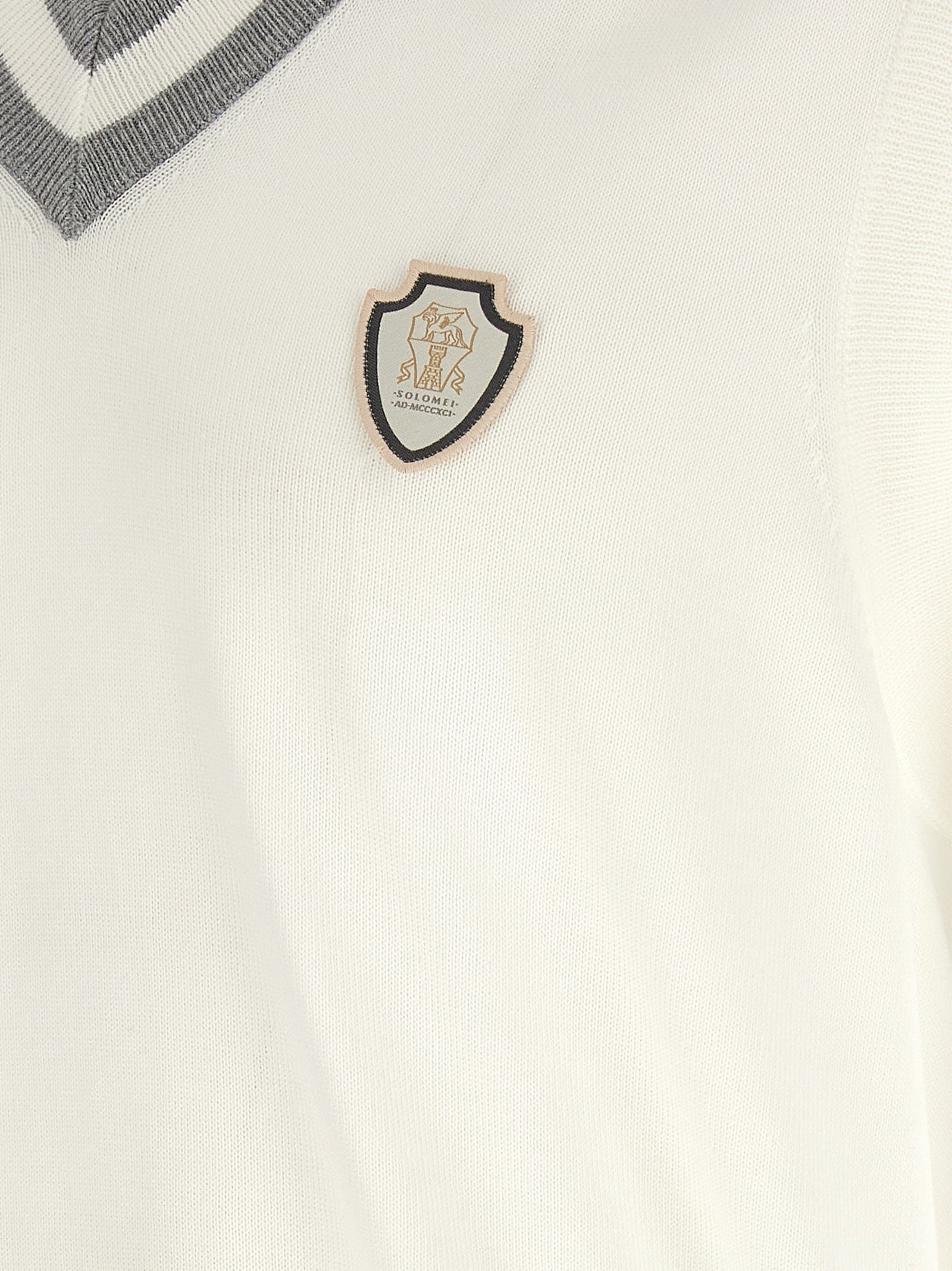 Brunello Cucinelli 100% Cotton tank top in white — view 4