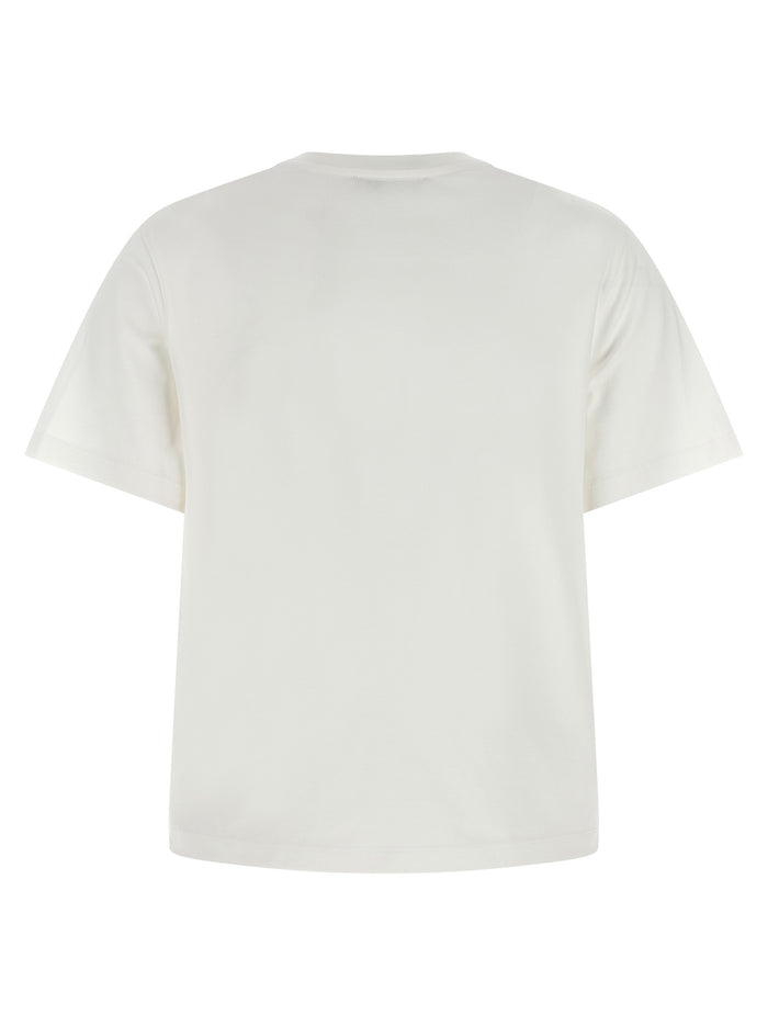 Tory Burch 100% Cotton t-shirt in white — view 2