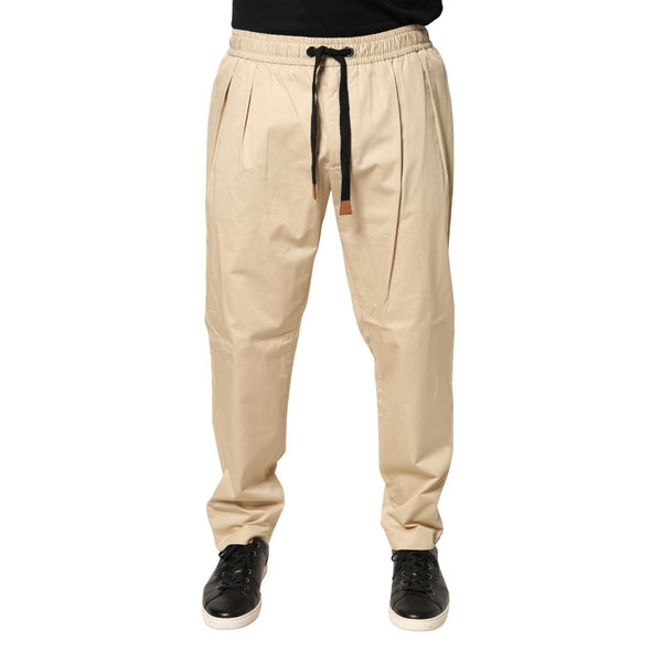 Dolce & Gabbana 97% Cotton 3% Elastane joggers in beige