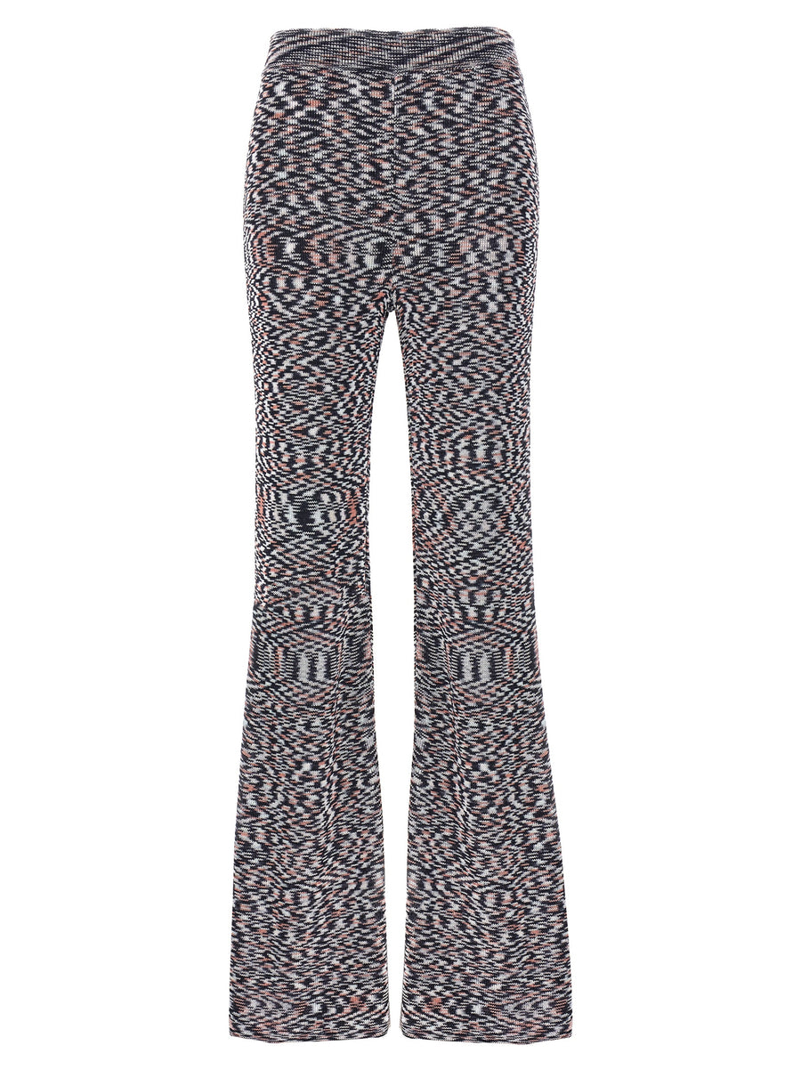 Missoni 65% viscose trousers in multicolor