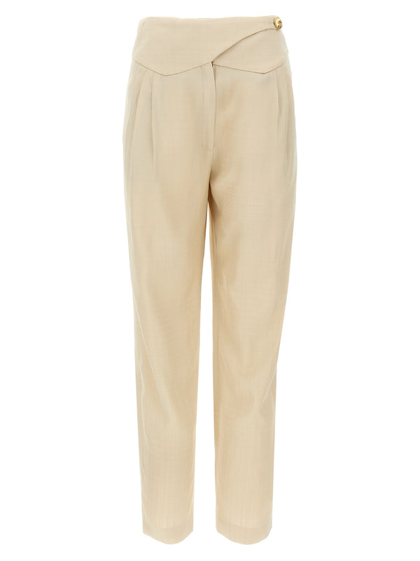 Blazé Milano 100% Viscose trousers in beige