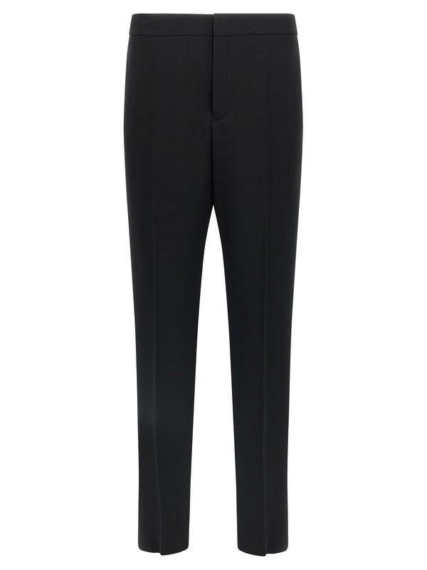Saint Laurent 100% wool trousers in black