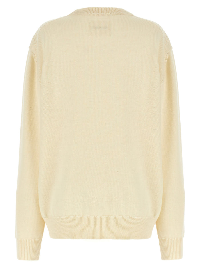 Jil Sander Wool sweater in cream — view 2