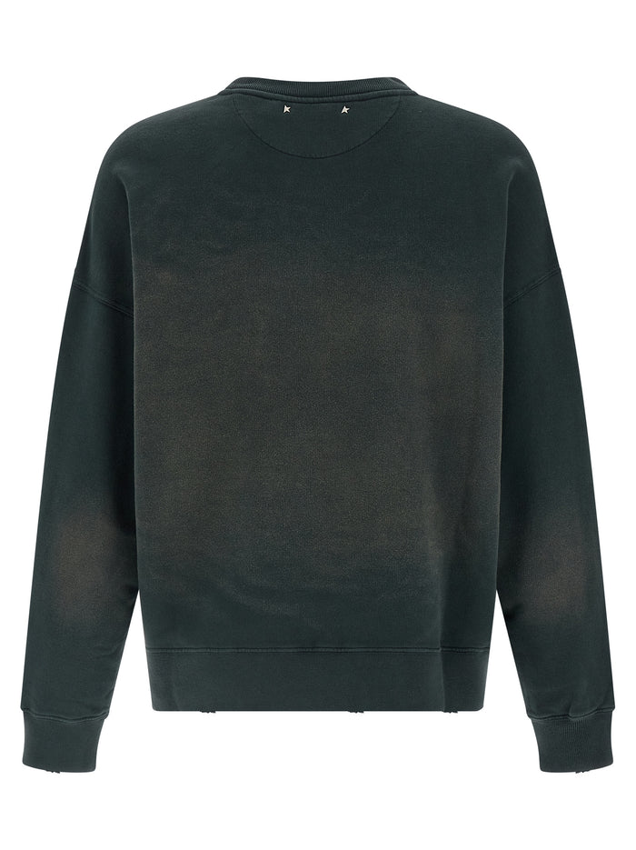 Golden Goose 100% cotton sweatshirt in black — view 2