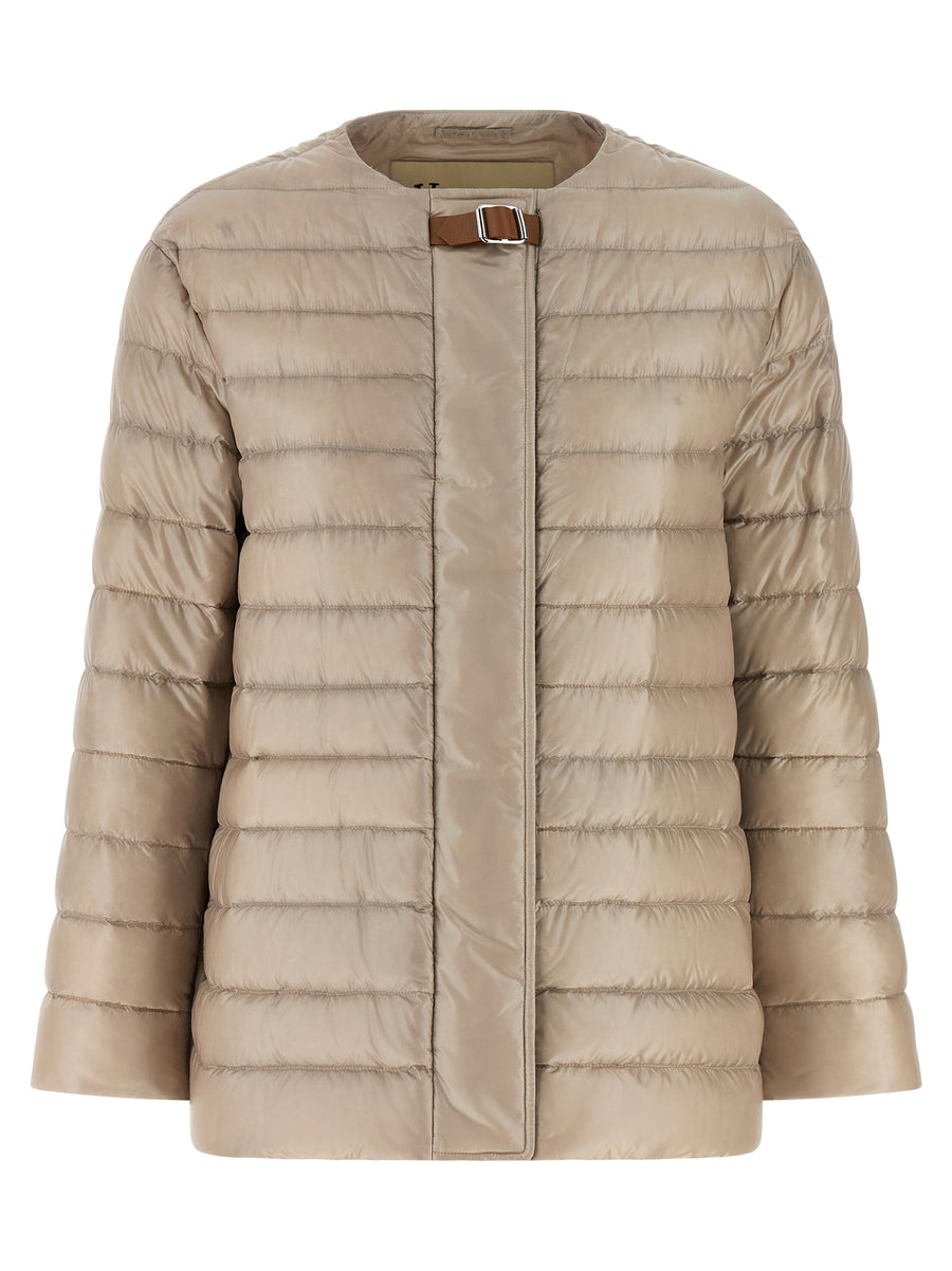 Herno 100% polyamide down jacket in beige