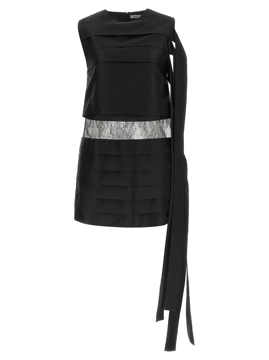 Ferragamo 100% Silk dress in black