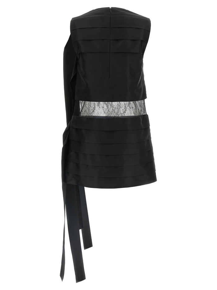 Ferragamo 100% Silk dress in black — view 2