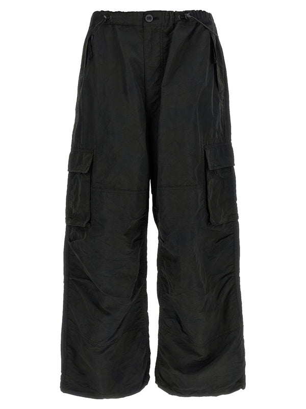 Comme des Garçons 100% Nylon cargo pants in black