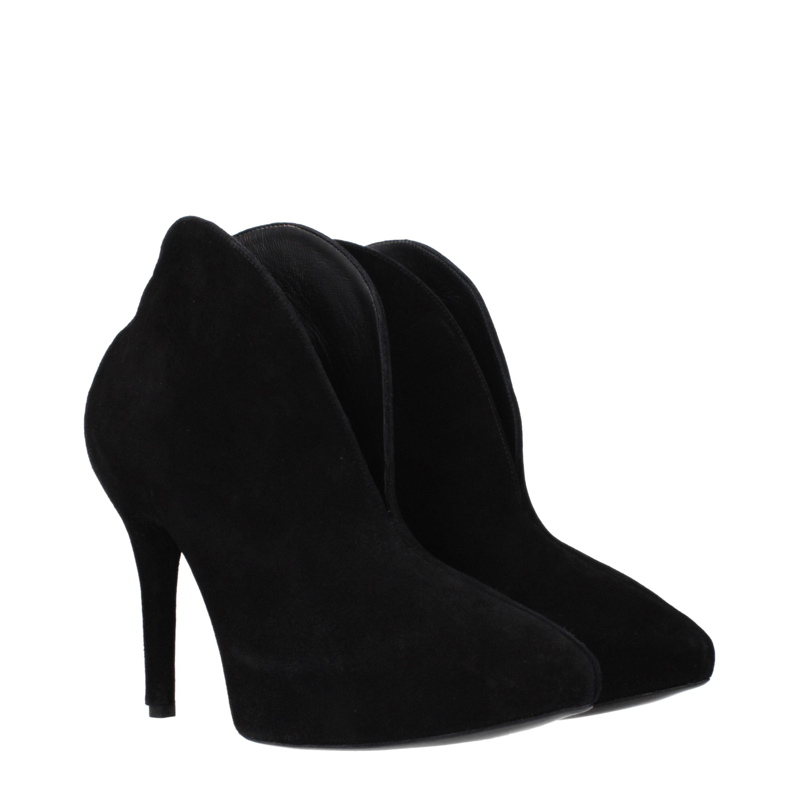 AlaïA Suede ankle boot in black — view 2