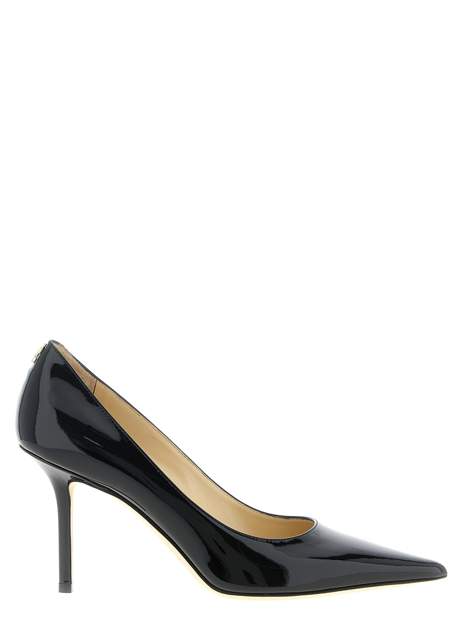 Jimmy Choo 100% Leather heel in black