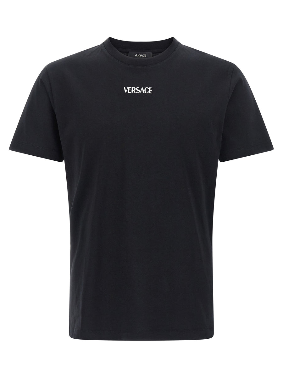 Versace 100% cotton t-shirt in black