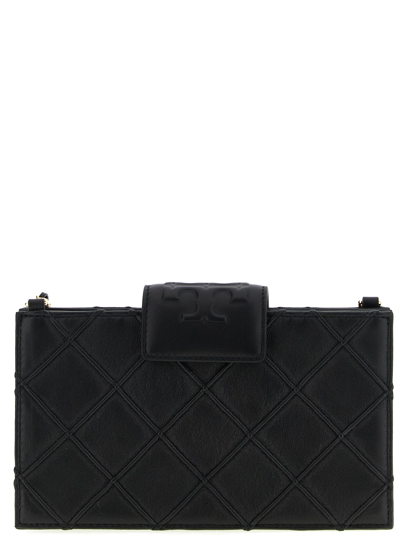 Tory Burch 100% lamb leather wallet in black