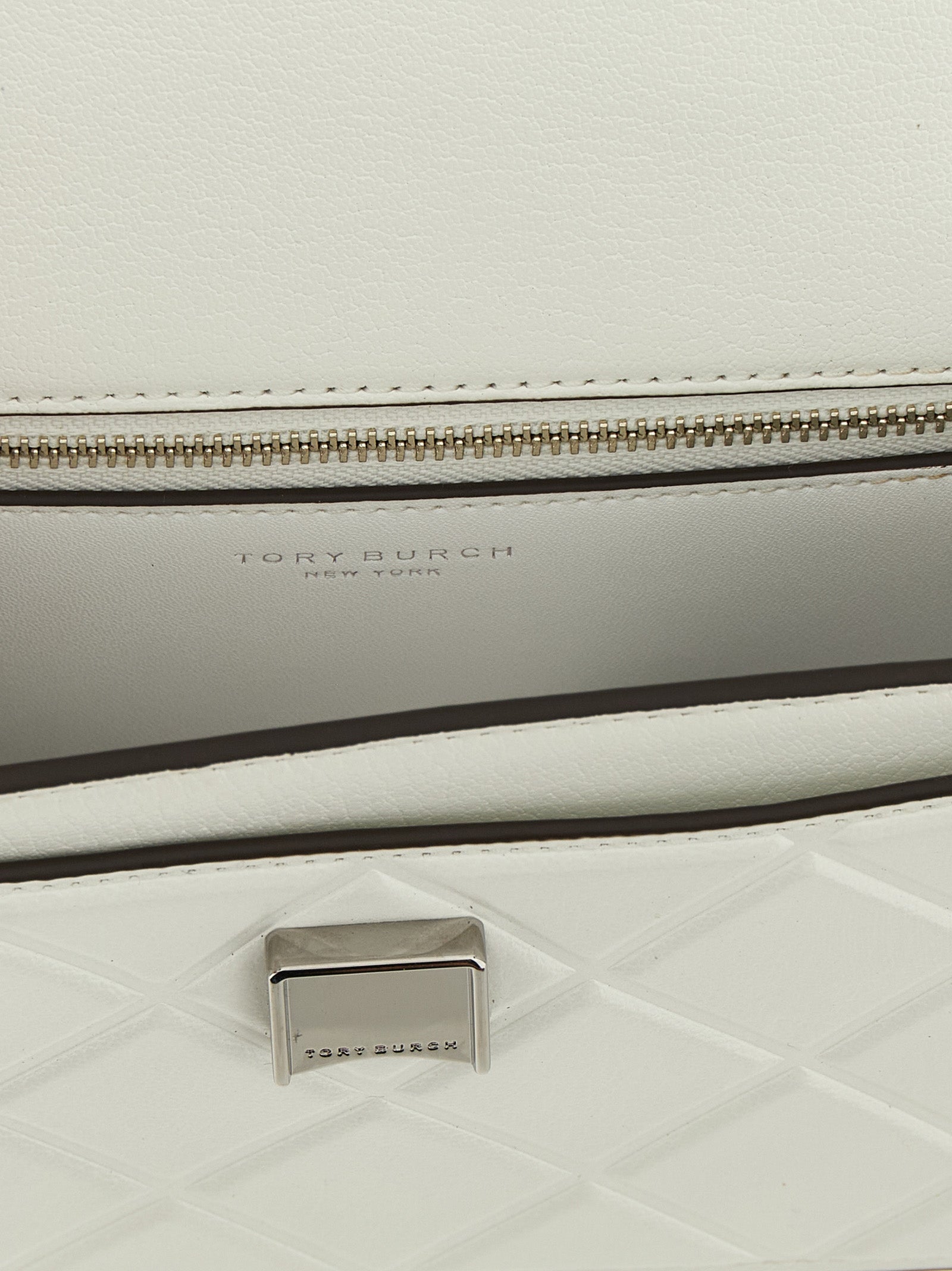 White Goatskin Crossbody Bag