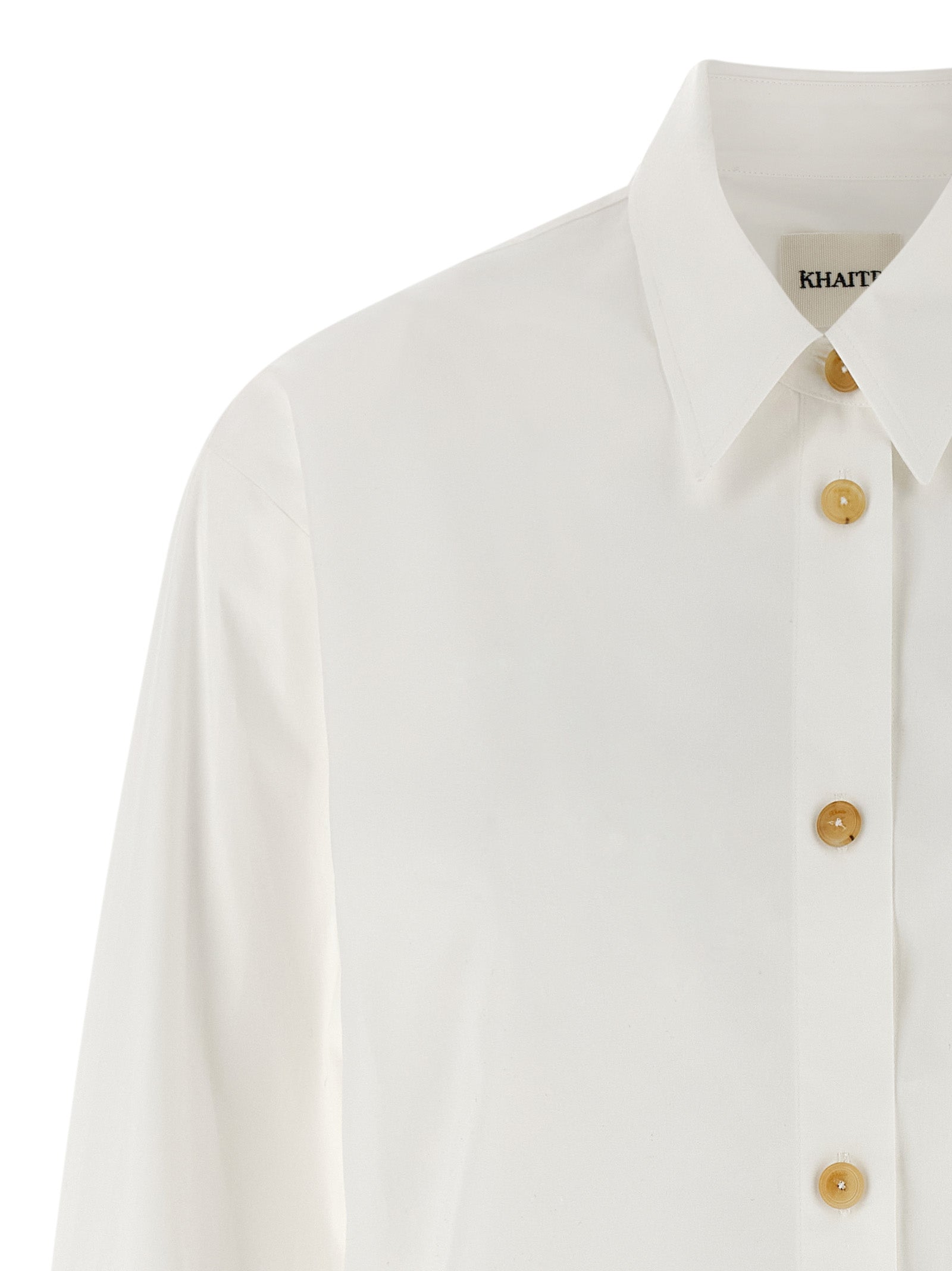 Khaite 100% Cotton blouse in white — view 3