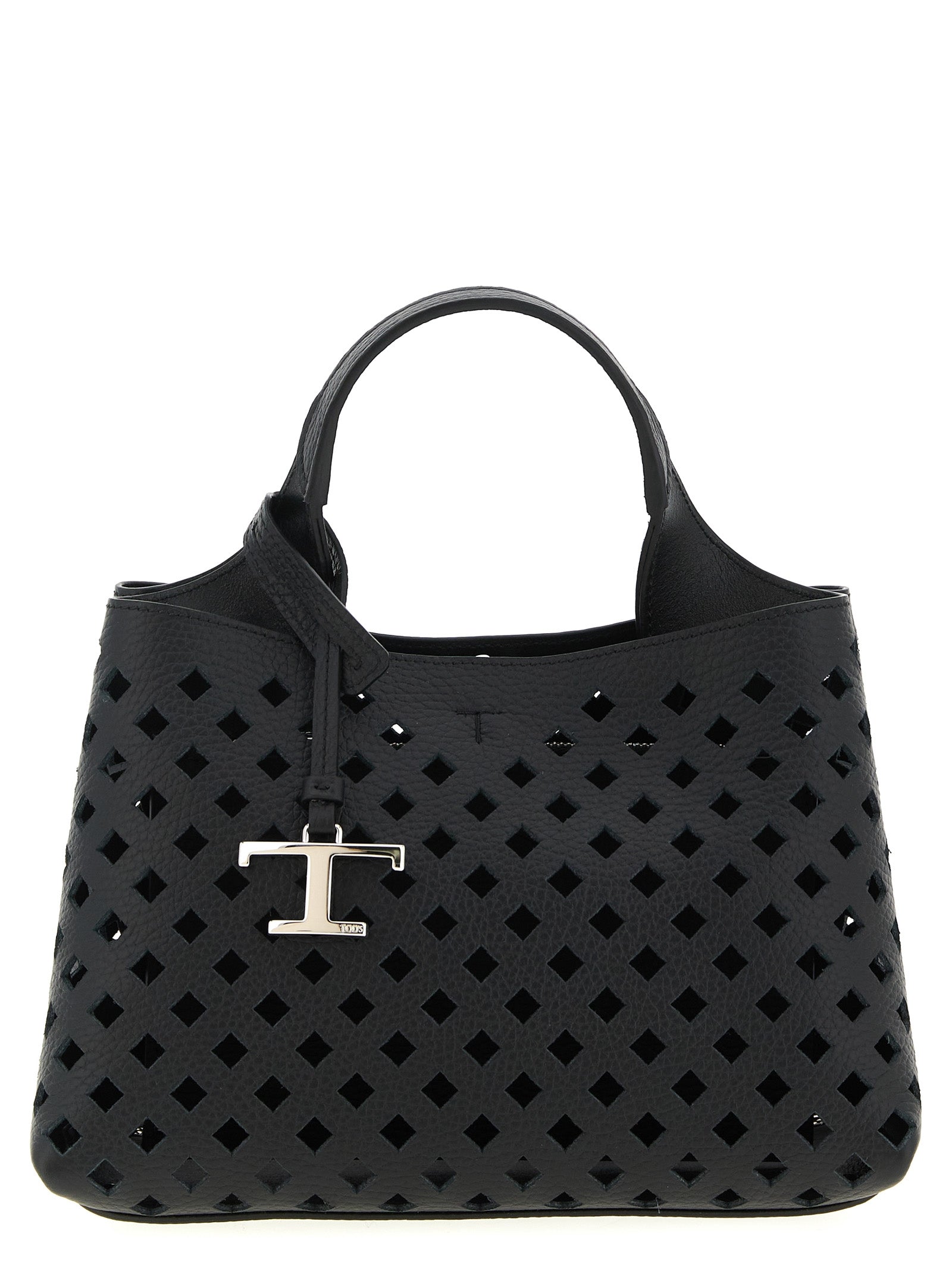 Tod's 100% calfskin leather (Bos Taurus) shoulder bag in black