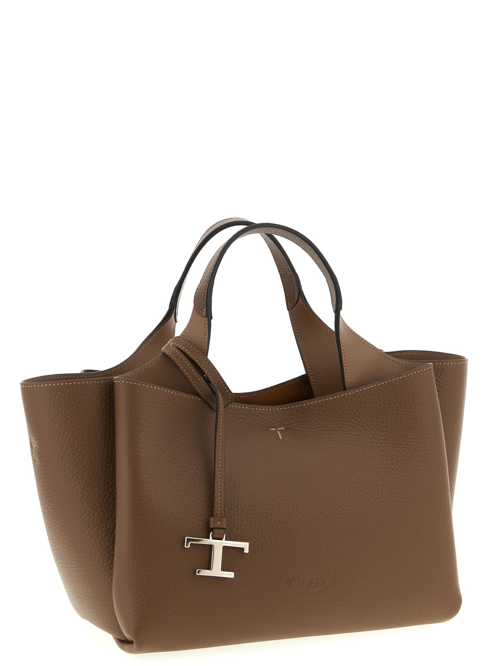 Brown Calfskin Handbag Bag