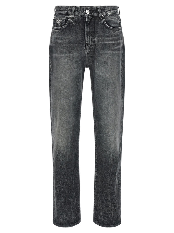 Versace 100% cotton jeans in gray