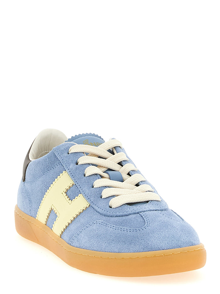 Hogan 80% Calfskin Leather sneaker in blue — view 2