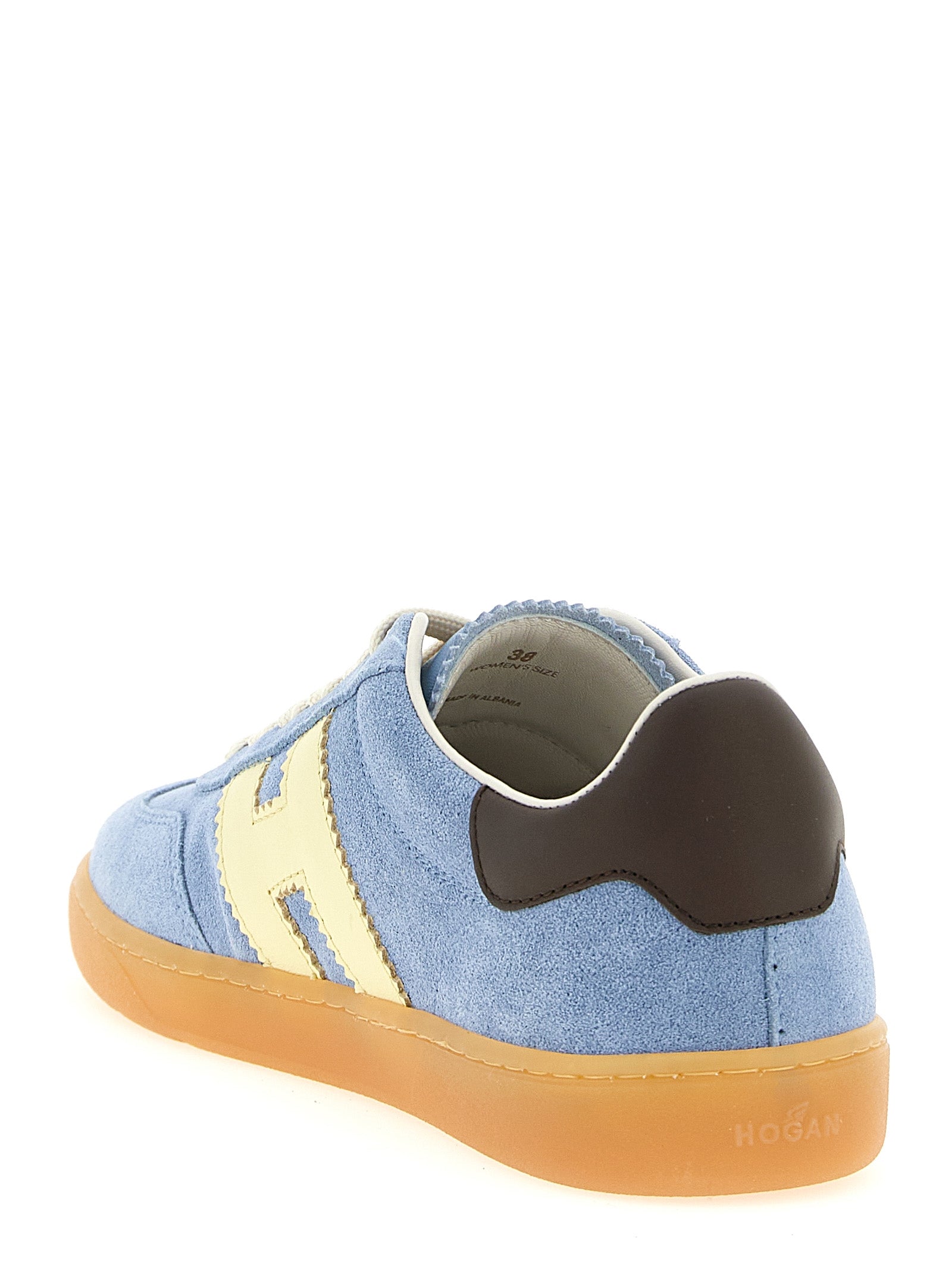 Hogan 80% Calfskin Leather sneaker in blue — view 3