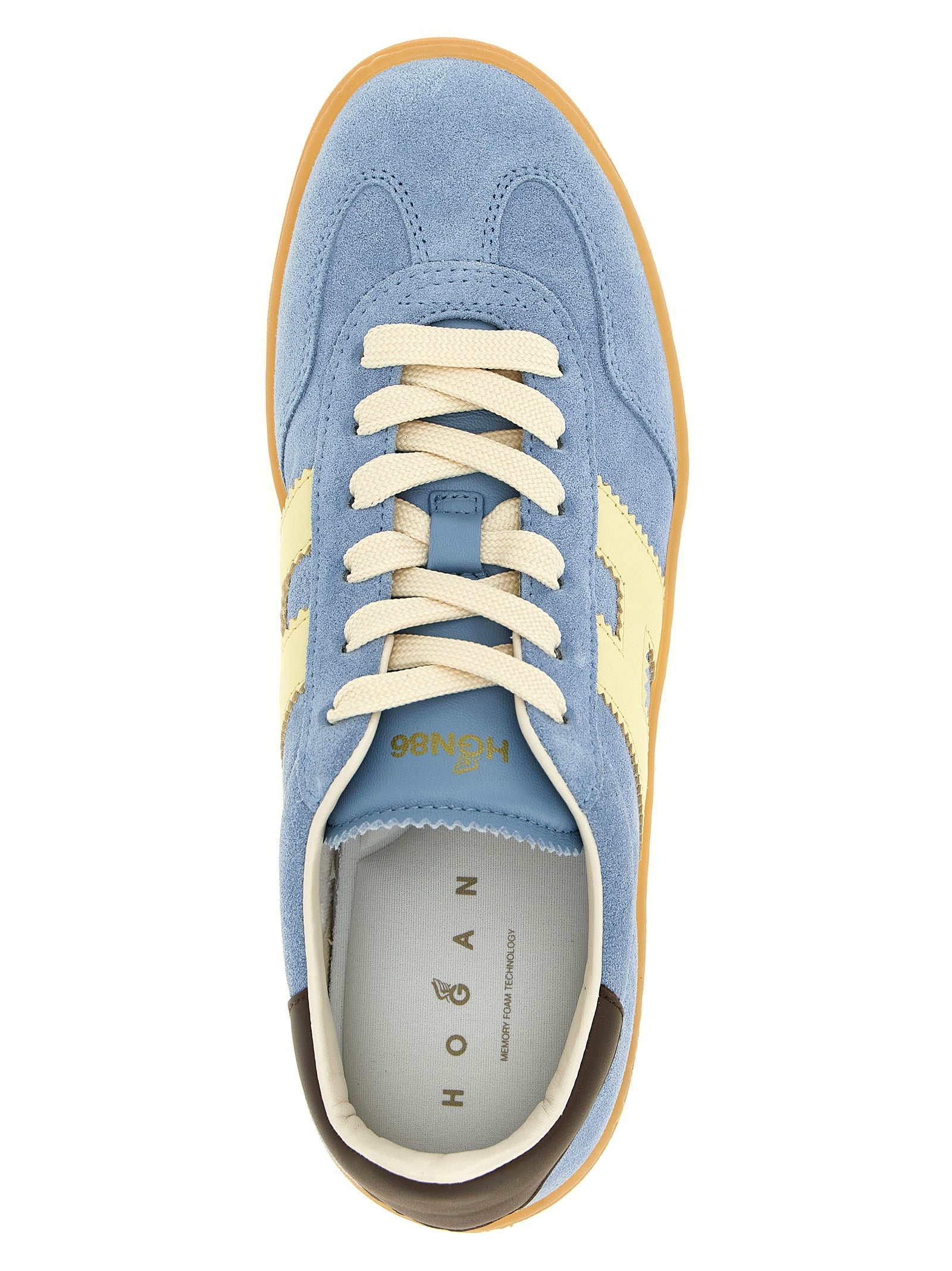 Hogan 80% Calfskin Leather sneaker in blue — view 4