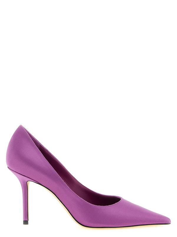 Jimmy Choo Satin pump in purple