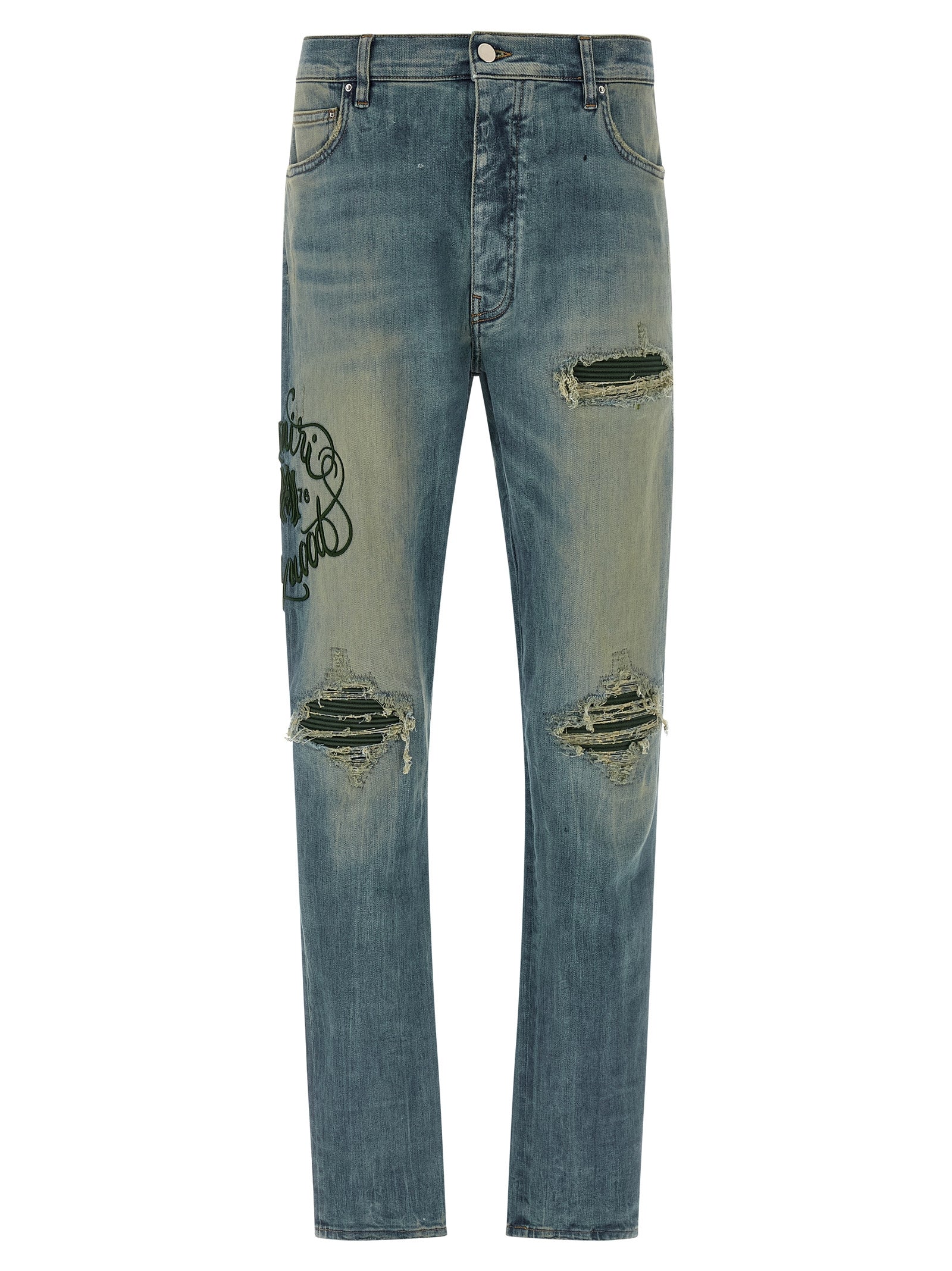 Amiri 92% Cotton jeans in blue
