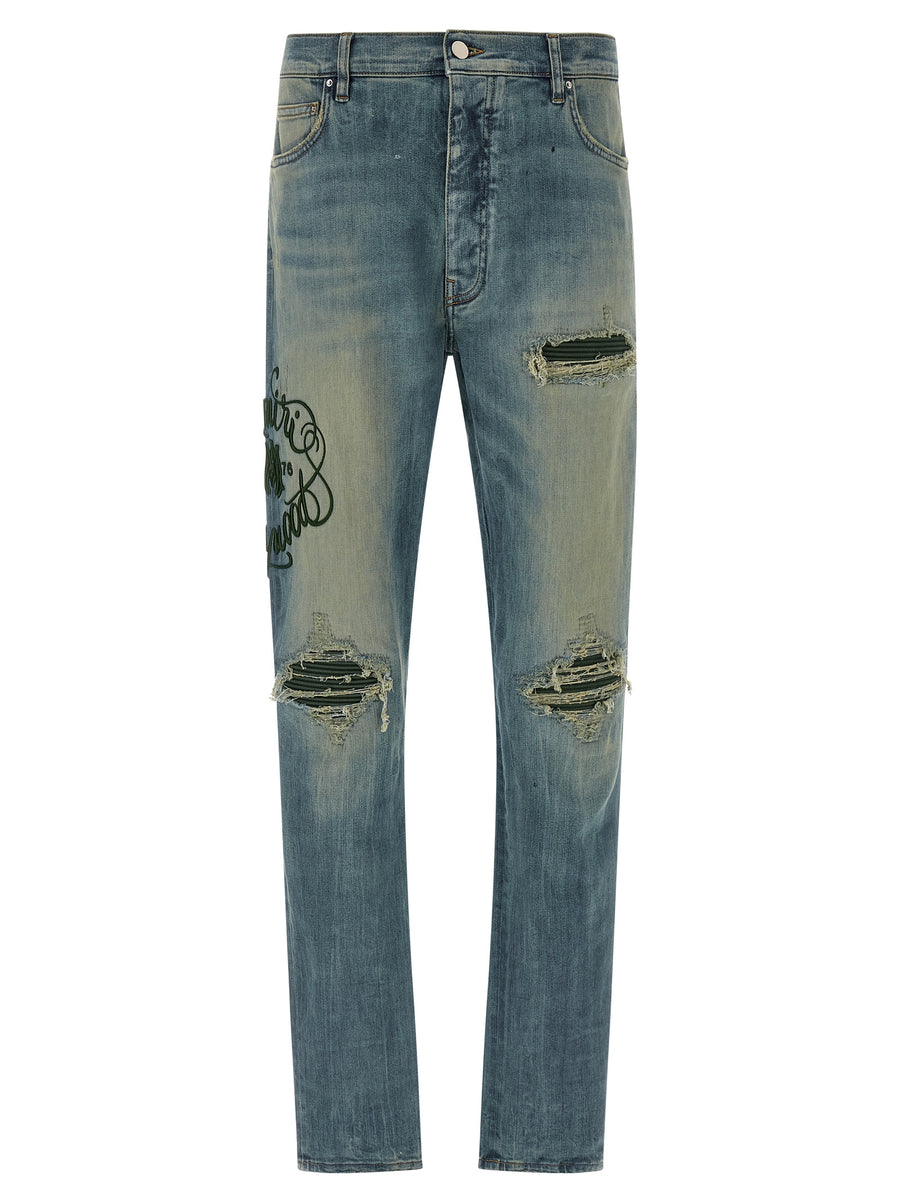 Amiri 92% Cotton jeans in blue