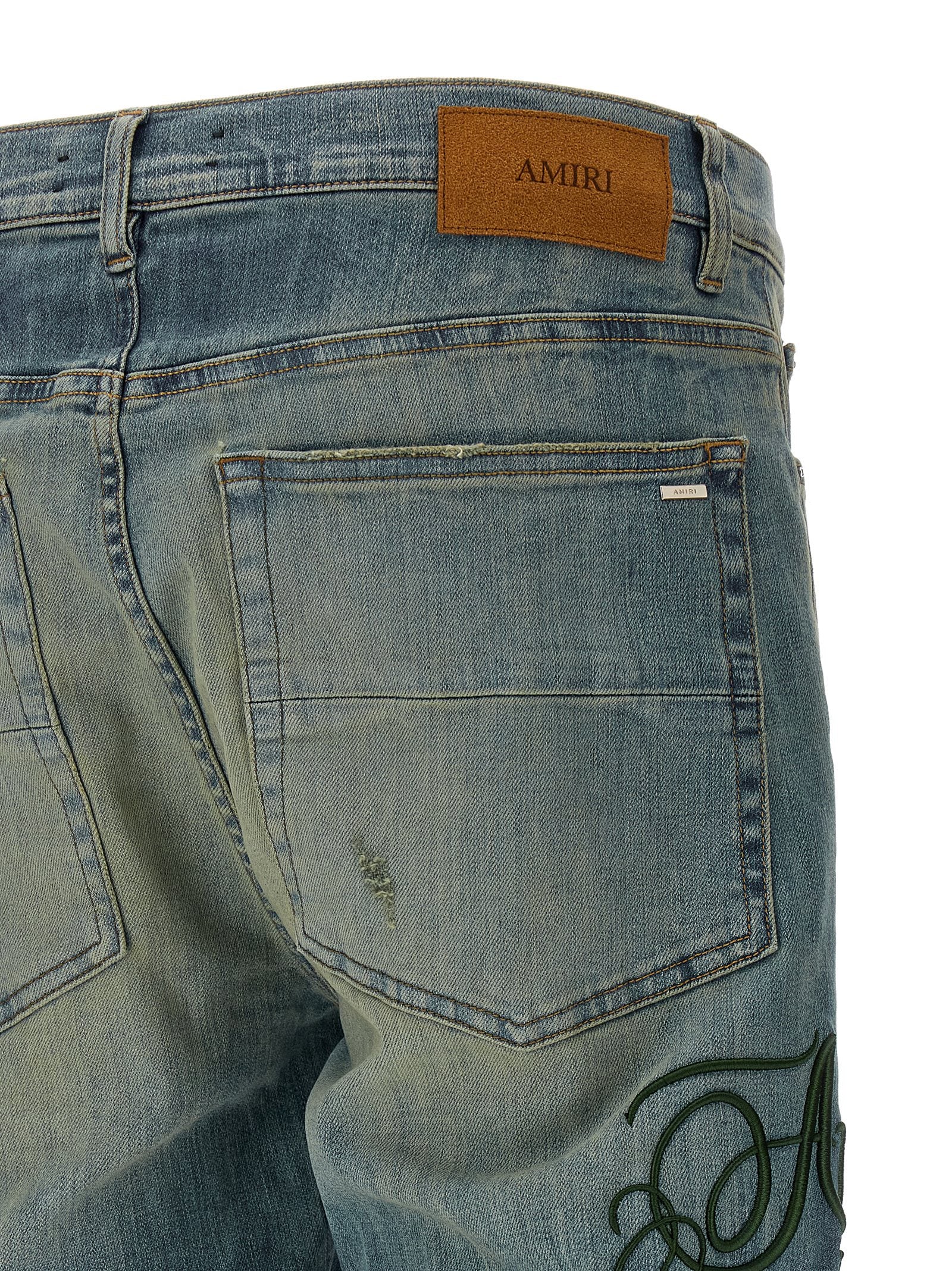 Amiri 92% Cotton jeans in blue — view 4