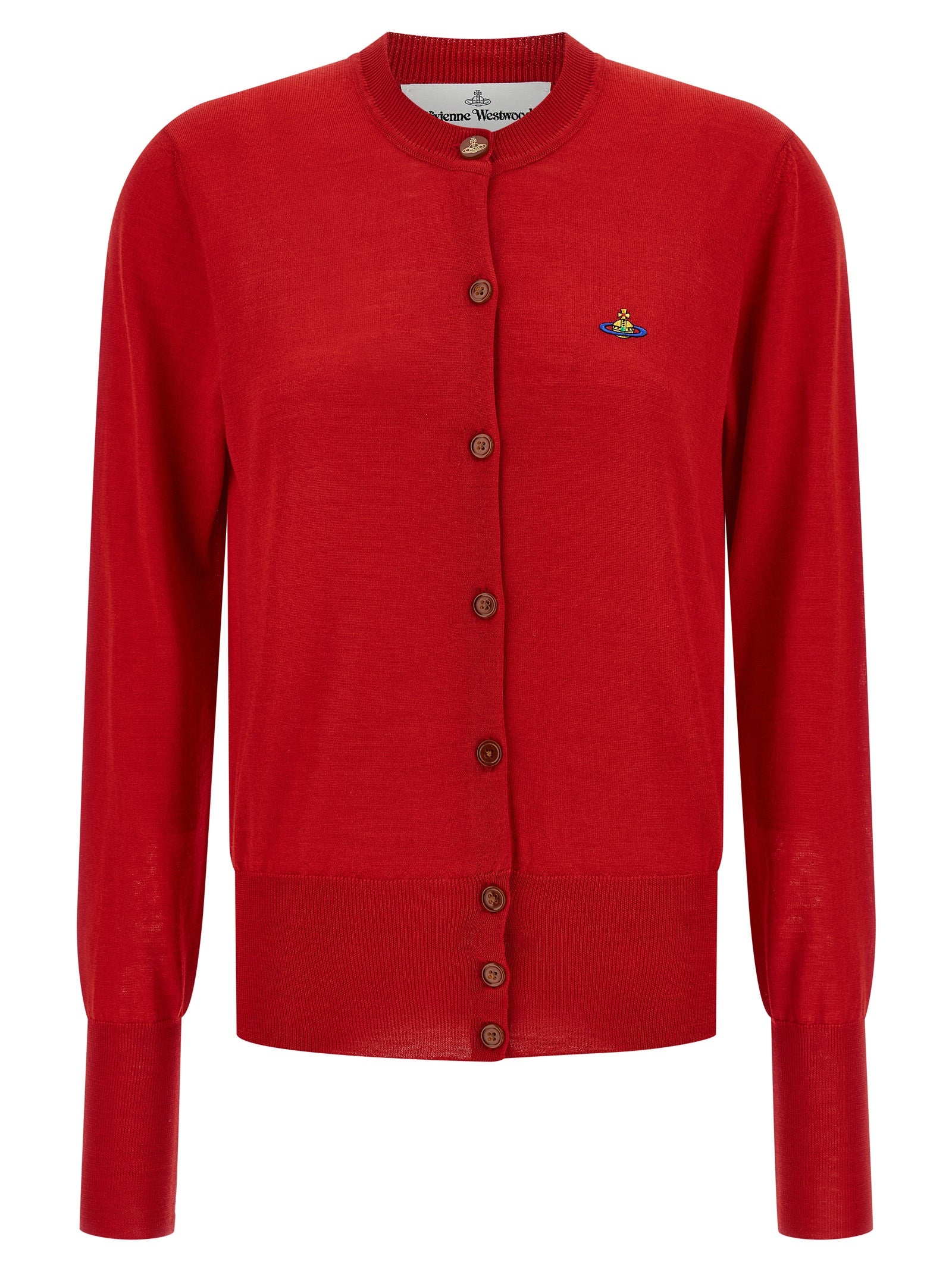Vivienne Westwood 70% wool cardigan in red