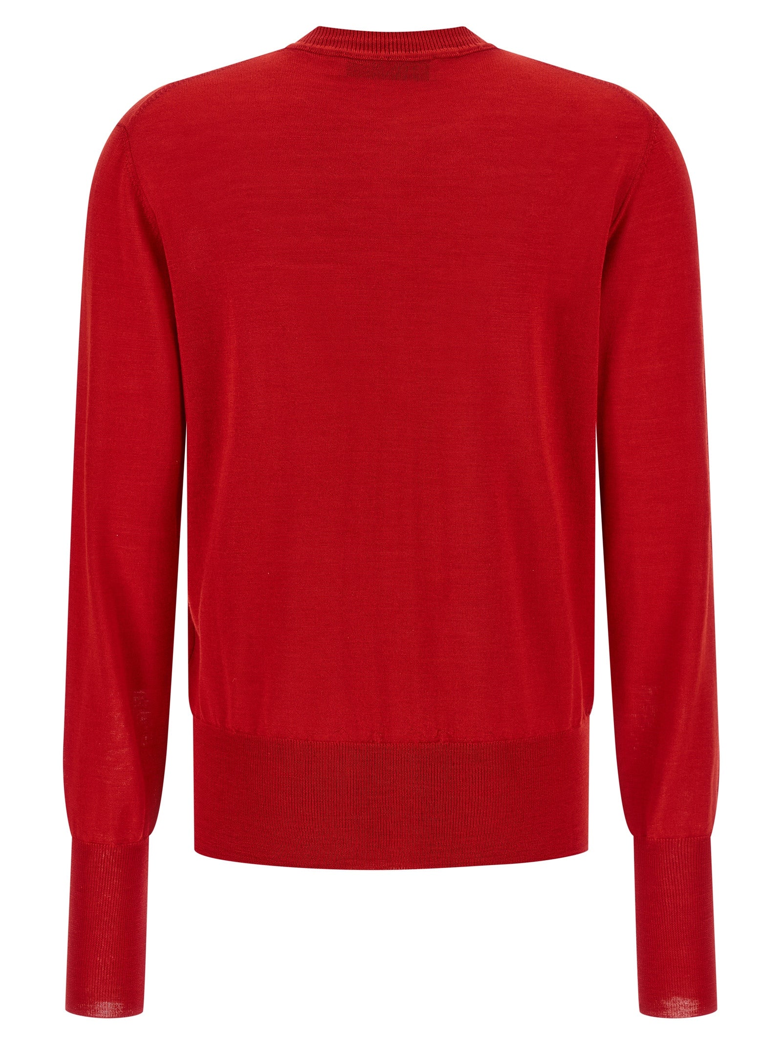 Vivienne Westwood 70% wool cardigan in red — view 2