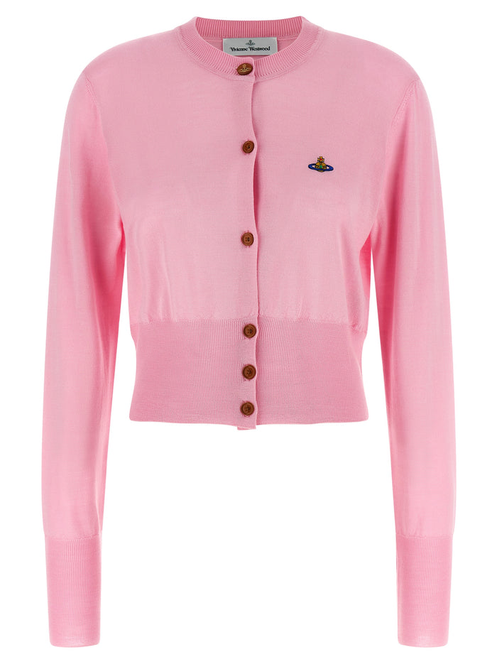 Vivienne Westwood 70% wool cardigan in pink