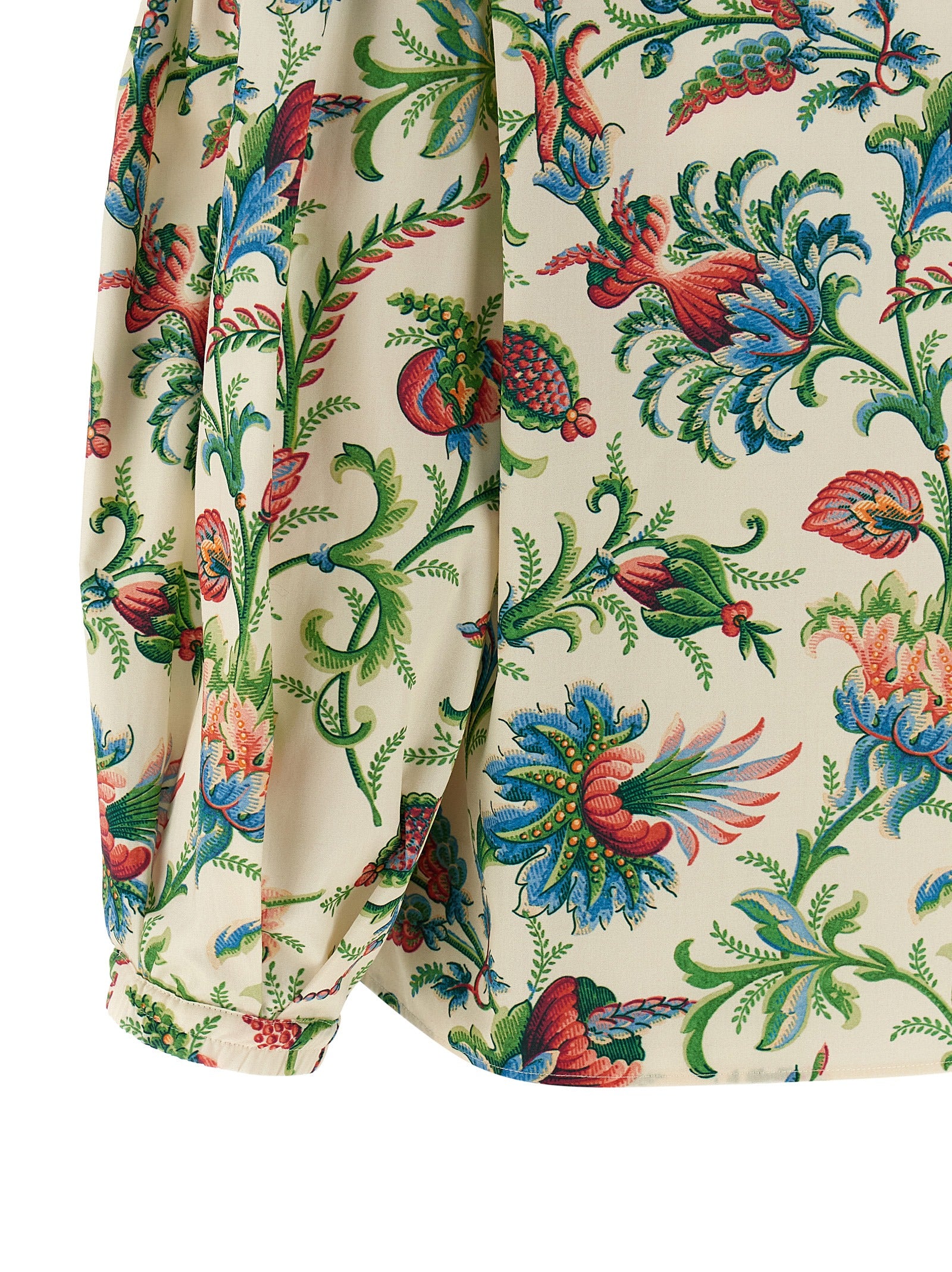 Etro 100% cotton blouse in cream — view 4