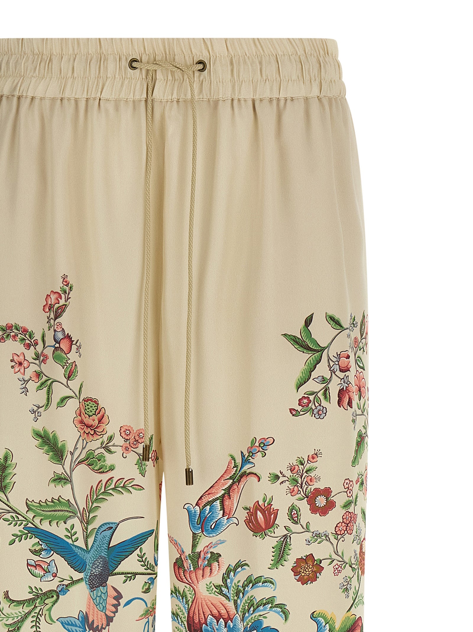 Etro 100% polyester trouser in beige — view 3