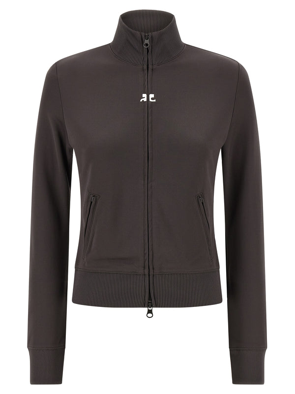 CourrèGes 100% Polyester sweatshirt in gray