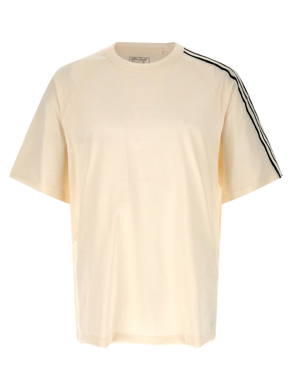 Y-3 100% Cotton t-shirt in beige