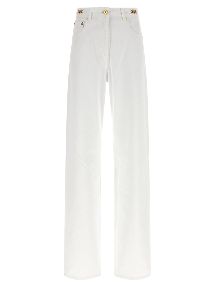 Versace 100% Cotton jeans in white