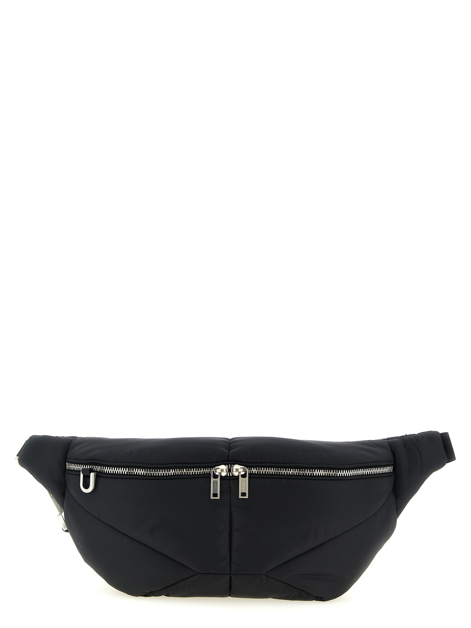 Black Polyester Crossbody Bag
