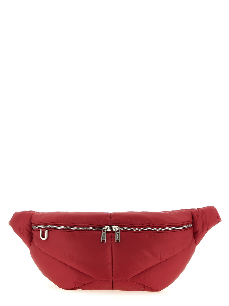 Rick Owens 100% polyester belt bag in red