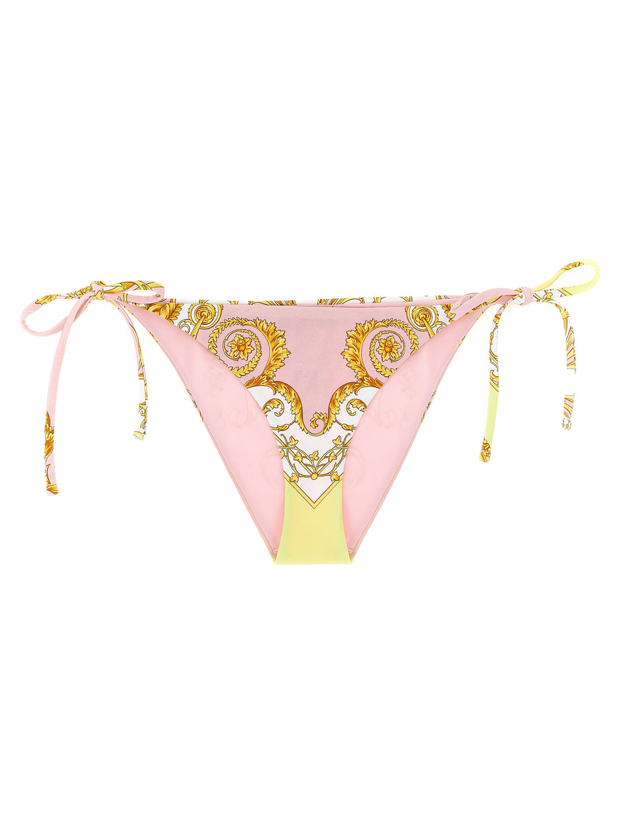 Versace 78% Nylon bikini bottoms in pink