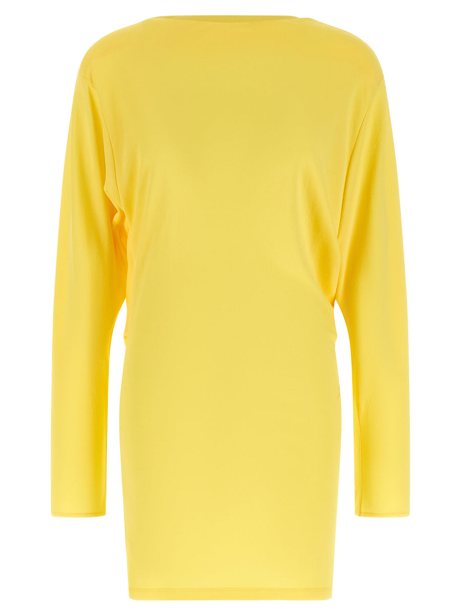 Jacquemus 83% viscose tunic in yellow