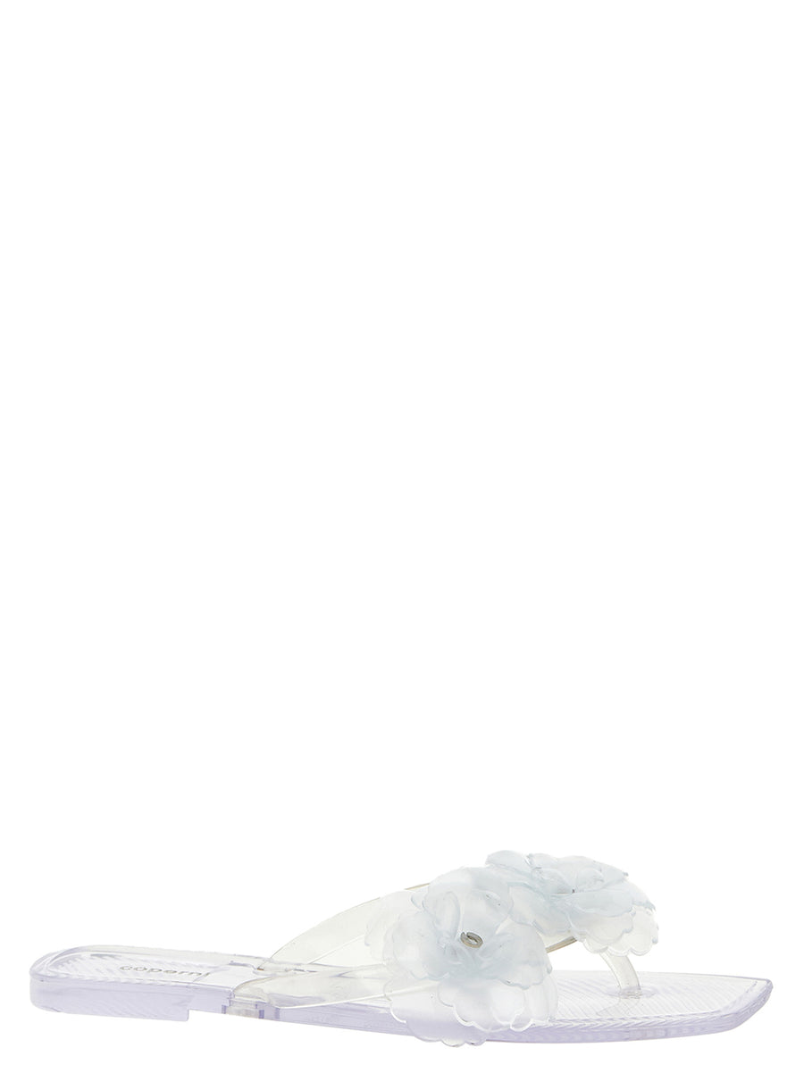 Coperni 100% PVC sandals in clear