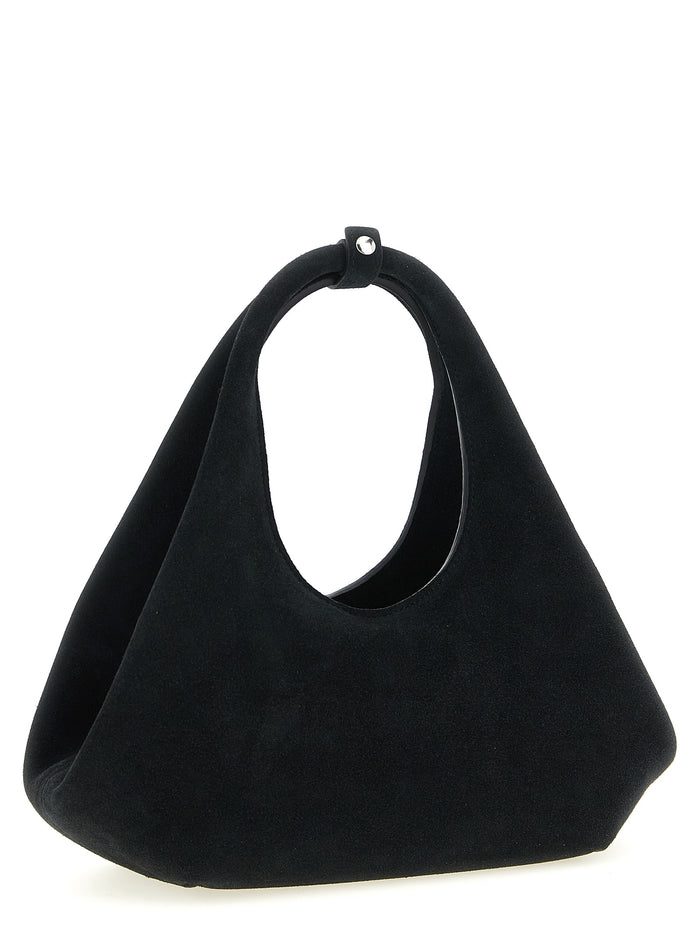 Black Cowhide Handbag Bag